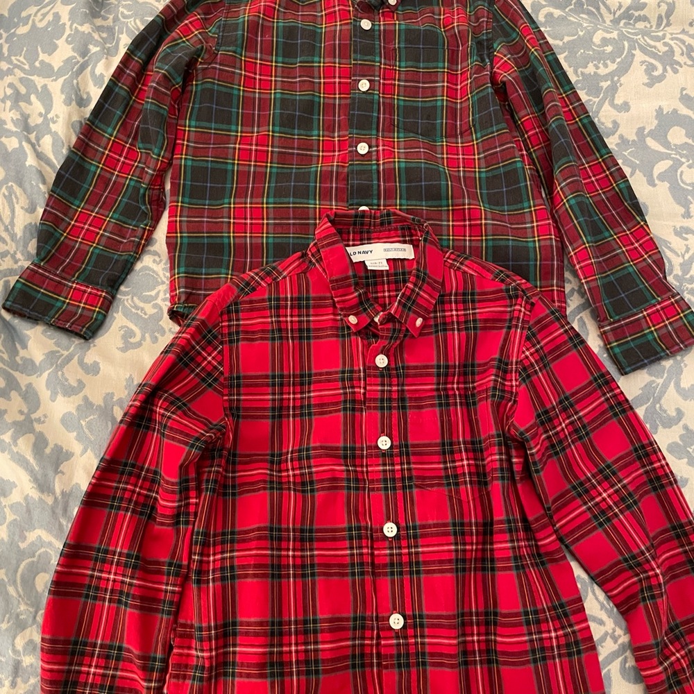 Old Navy Plaid Button Down Shirts Size Small